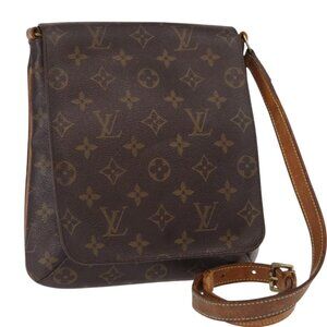 Authentic LOUIS VUITTON Monogram Musette Salsa Short Shoulder Bag M51258 LV